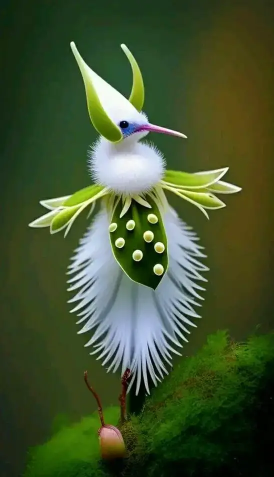 Avian Beauty Blossoms: Flowers that resemble birds in flight.