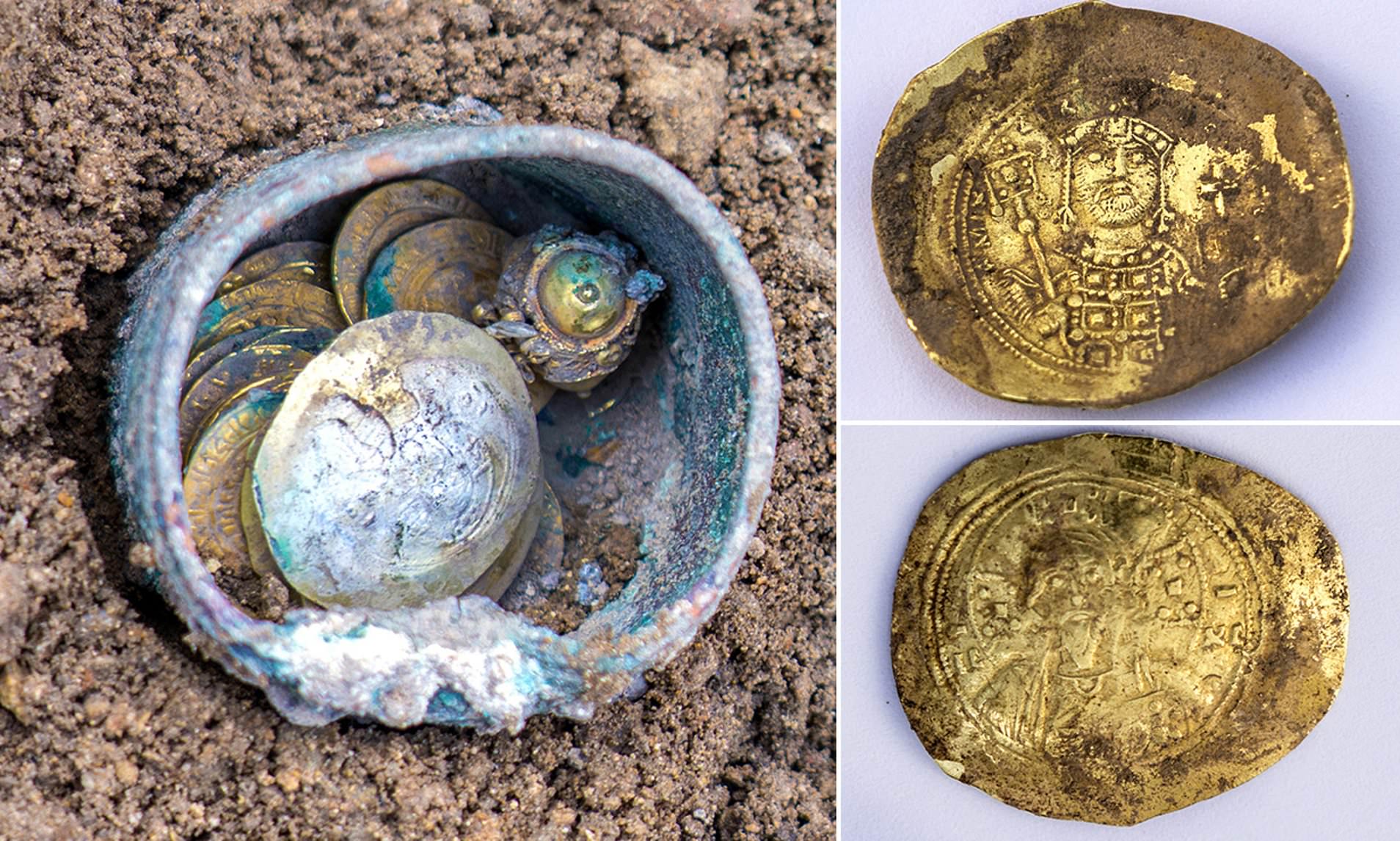 900-year-old gold coins found in Israel | Daily Mail Online